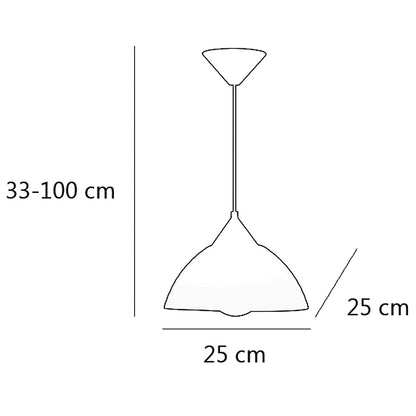 Colgante Kopen Negro AJP/Alemar (Ref. 10168): Dimensiones detalladas. Iluminación moderna para salón y pasillo. Envío rápido y garantía. LuzGuru.
