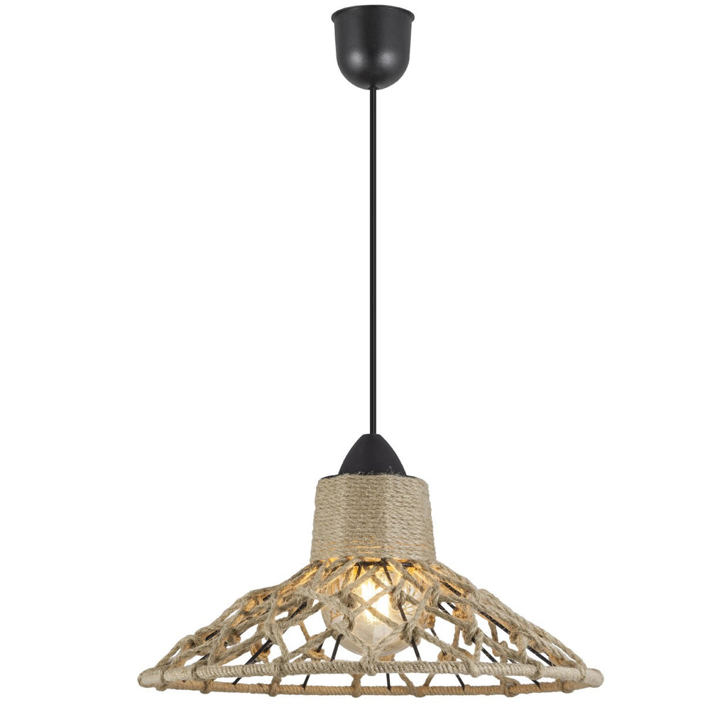 Medidas Colgante Korfu Negro AJP/Alemar (Ref. 10821) - luzguru.com
