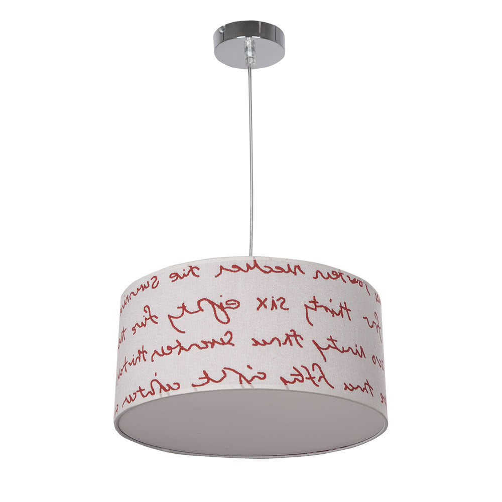 Colgante Infantil Letters Fabrilamp / Abrila 076093501 para habitación de niños