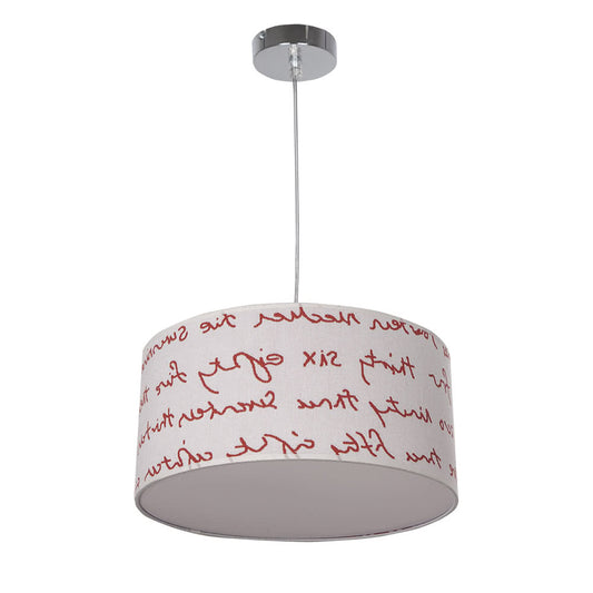 Colgante Infantil Letters Fabrilamp / Abrila 076093501 para habitación de niños
