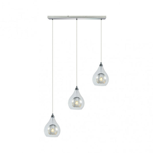 Lámpara Colgante Lhasa 3 Luces G9 Cromo Regulable Fabrilamp - imagen 2 | Fabrilamp / Abrila