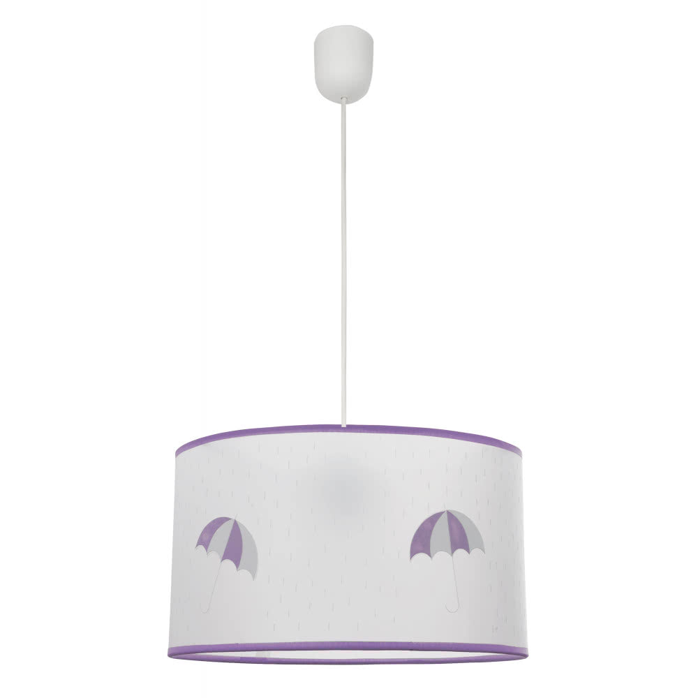 Lámpara Colgante Infantil Lluvia Lila Fabrilamp / Abrila Ref. 086693019