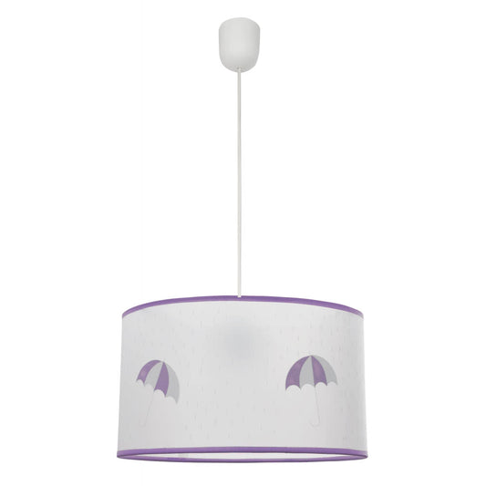 Lámpara Colgante Infantil Lluvia Lila Fabrilamp / Abrila Ref. 086693019