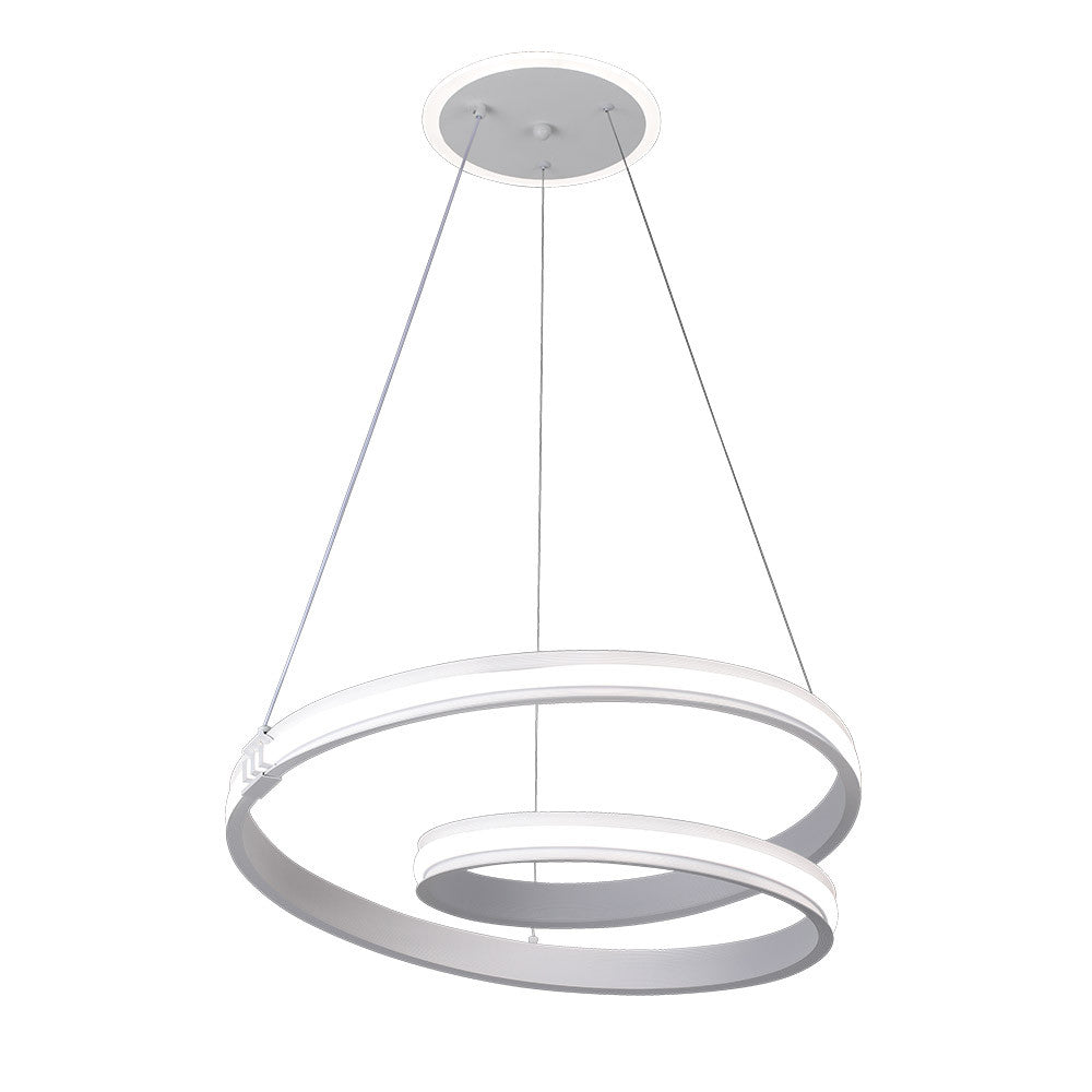 Lámpara Colgante LED Blanca Luster Fabrilamp / Abrila 249992001