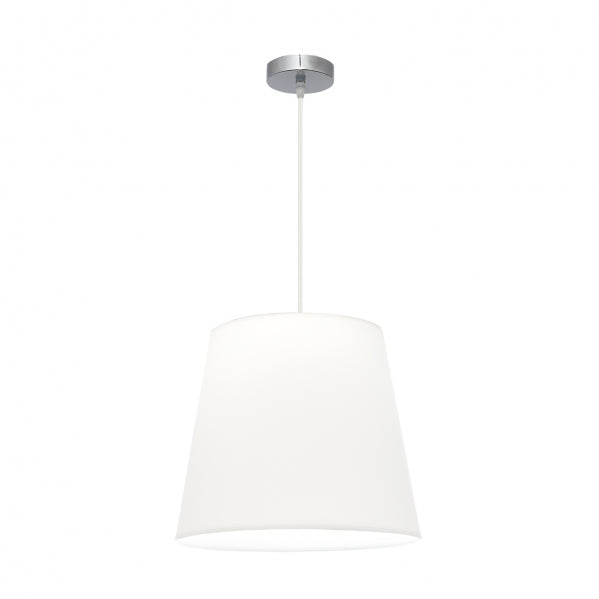 Colgante Maldivas Cromo/Blanco de Fabrilamp, diseño elegante y moderno para tu hogar. luzguru.com