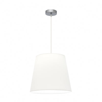 Colgante Maldivas Cromo/Blanco de Fabrilamp, diseño elegante y moderno para tu hogar. luzguru.com