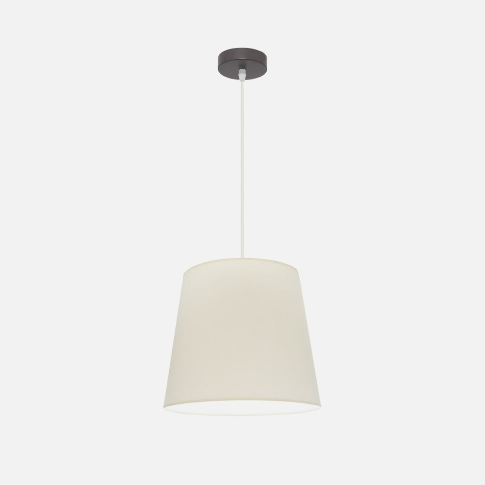 Colgante Maldivas fabricado en Metal color Marrón con pantalla Beige