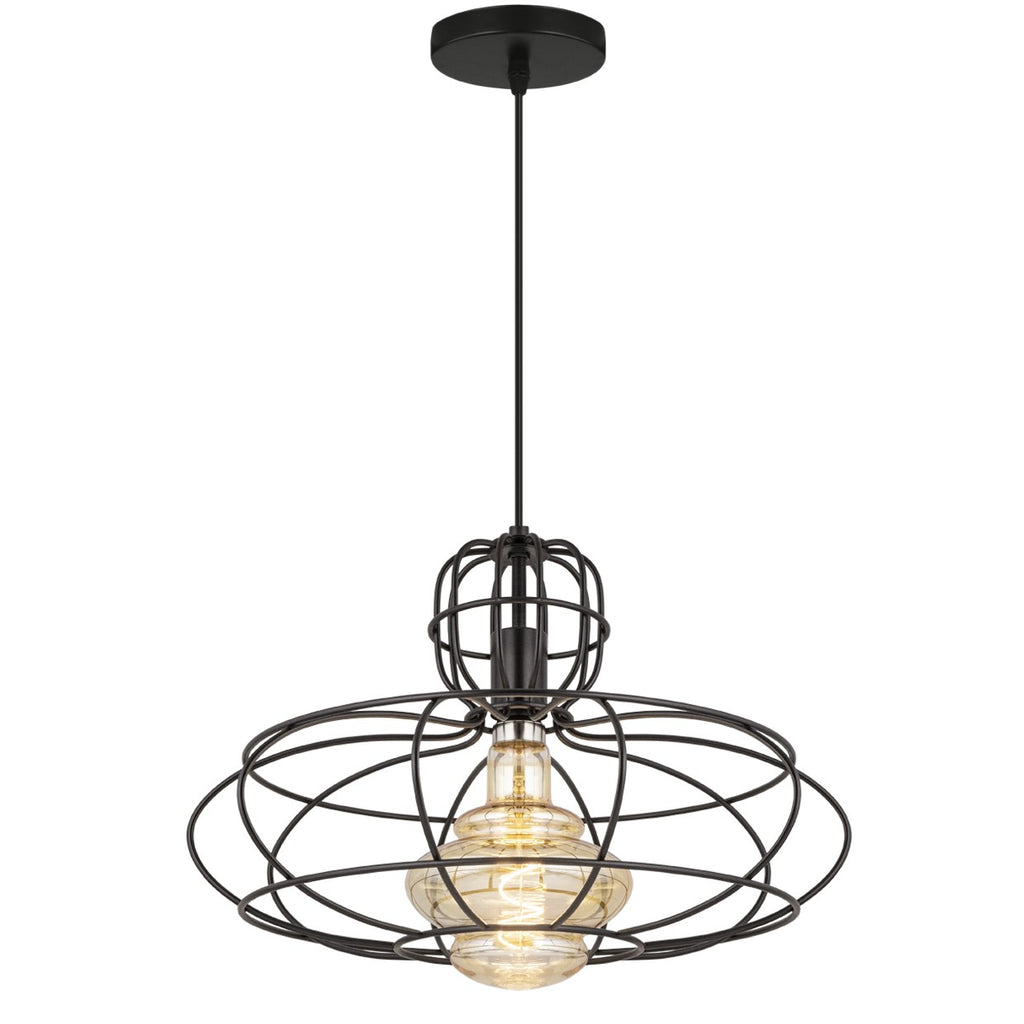 Colgante Matera Negro AJP/Alemar (Ref. 10841): Dimensiones detalladas.  Diseño elegante y minimalista para iluminación perfecta.  Compra en luzguru.com
