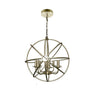 Lámpara colgante rústica Arneses Oro Fabrilamp / Abrila 141798002