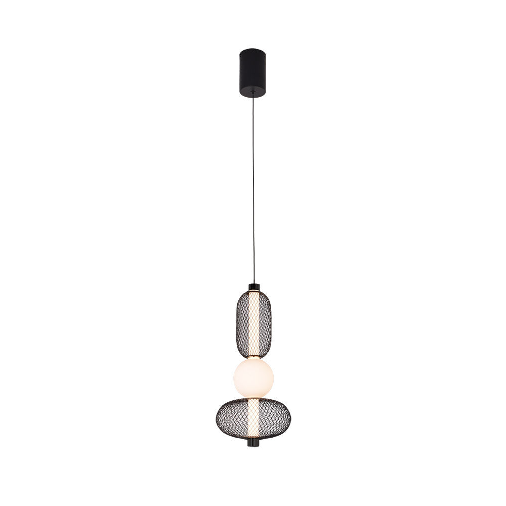Lámpara Colgante Mimosa Negra Fabrilamp / Abrila 250691329