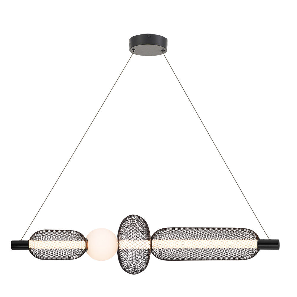 Lámpara Colgante LED Mimosa Negra Fabrilamp / Abrila 250692039