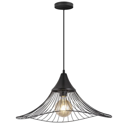 Colgante Mina Negro AJP/Alemar (Ref. 10757): Dimensiones detalladas. Ilumina tu espacio con estilo minimalista.  Luzguru.com
