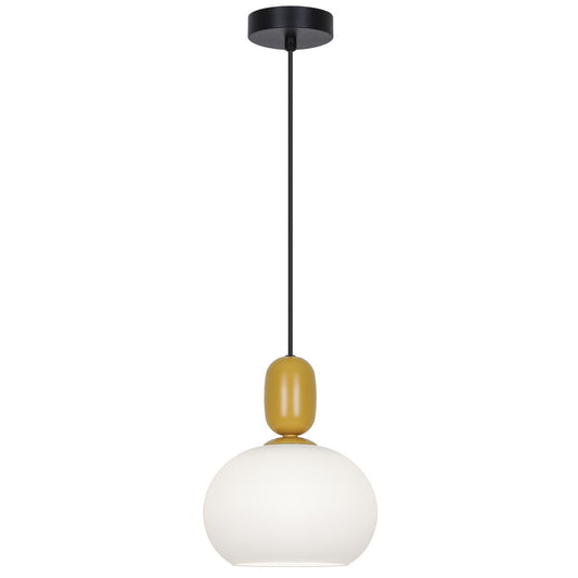 Lámpara Colgante MINT Amarillo con Tulipa Opal E-27 Alemar - vista principal | AJP / Alemar