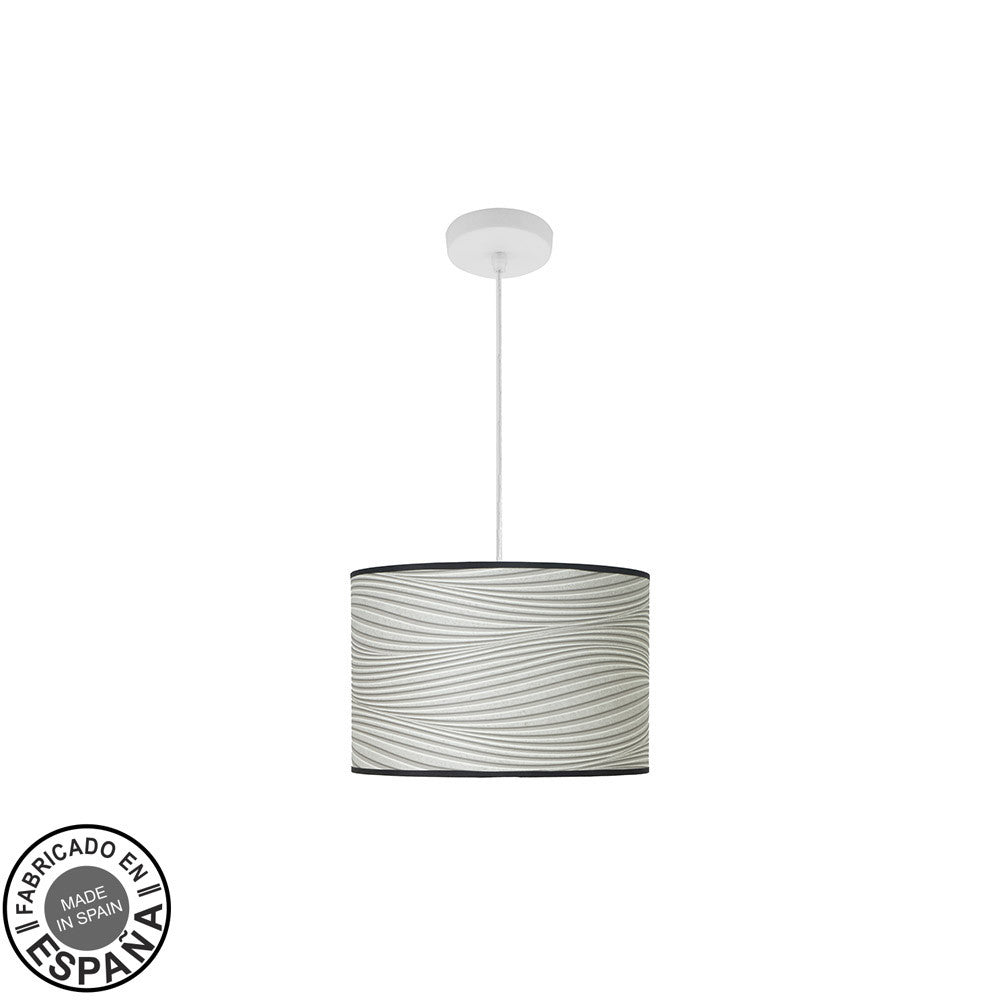 Colgante MODA Fabrilamp / Abrila diseño moderno blanco y gris, Ref. 212493041