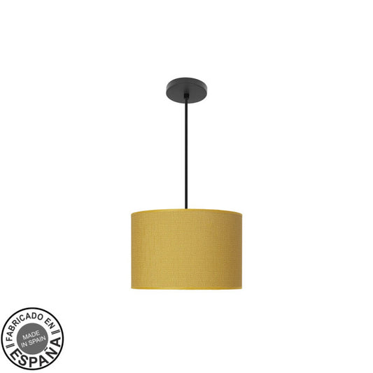 Colgante Moda Negro/Amarillo E27 de Fabrilamp, diseño moderno y elegante para tu hogar. Disponible en luzguru.com