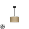 Colgante MODA Fabrilamp / Abrila con diseño en cañizo claro y negro, referencia 212493069