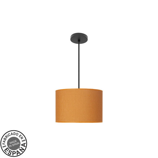 Colgante Moda Negro/Naranja E27 de Fabrilamp, diseño moderno y elegante para tu hogar. Disponible en luzguru.com