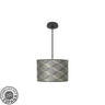 Colgante MODA Fabrilamp / Abrila diseño Tetris gris y negro, Ref. 212493119
