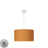 Colgante MODA Textil Naranja y Blanco Fabrilamp / Abrila IA012026