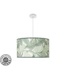 Colgante MODA Hoja Verde y Blanco Fabrilamp / Abrila, Ref. 212495011