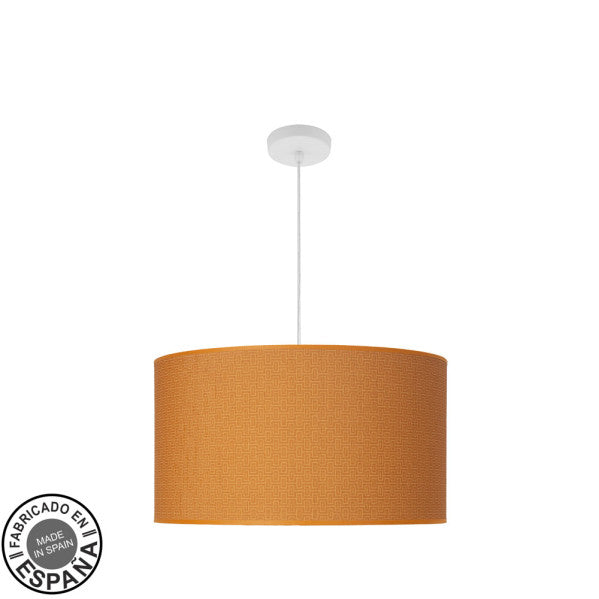 Colgante Moda Blanco/Naranja 3xE27 de Fabrilamp/Abrila, diseño moderno y elegante para iluminar tu espacio. luzguru.com