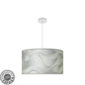 Colgante Moderno MODA Blanco y Gris Fabrilamp / Abrila 212495031