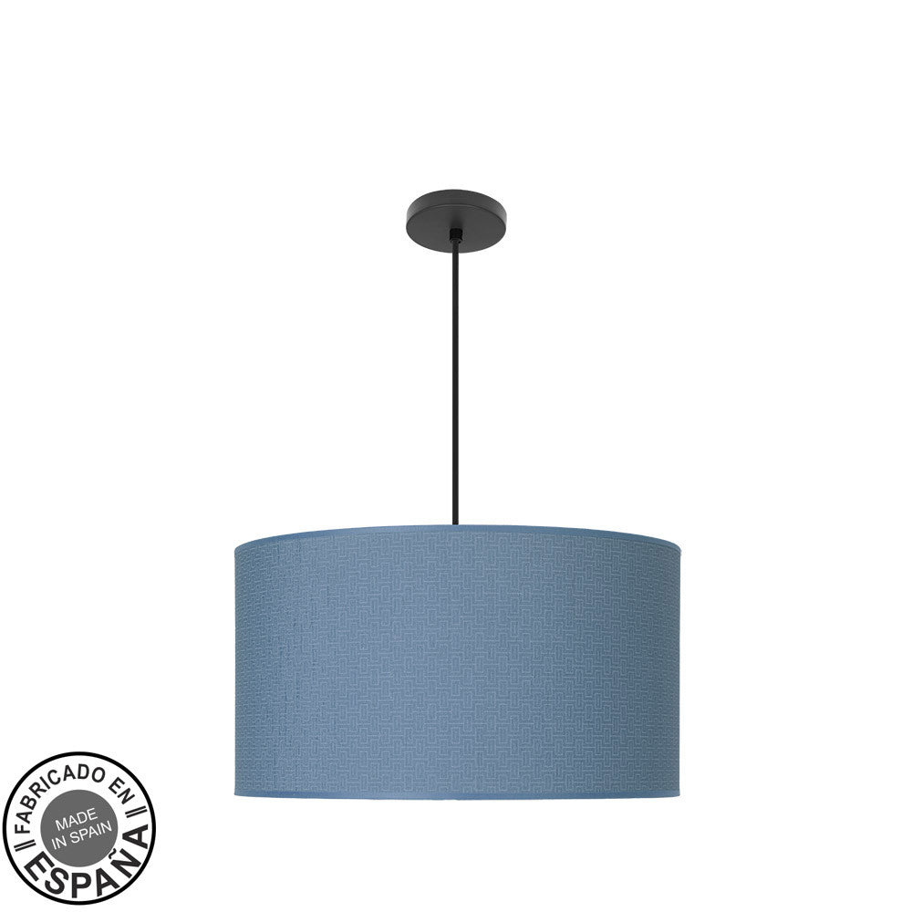 Colgante Moda Diseño Negro y Azul Fabrilamp / Abrila 212495089