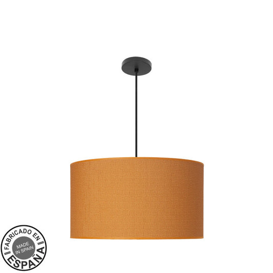 Colgante Moda 3xE27 Negro/Naranja de Fabrilamp, diseño moderno y elegante para tu hogar. Disponible en luzguru.com