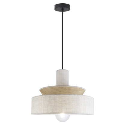 AJP / Alemar Colgante Mohana 11768 - Lino Tostado - luzguru.com