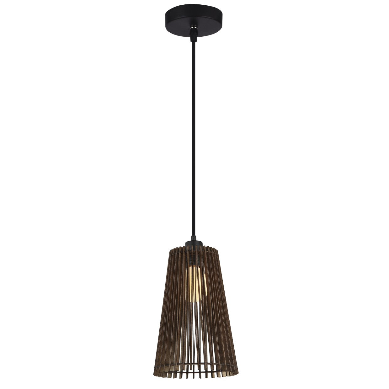 AJP / Alemar 10981 - Colgante MON Madera Oscura Marrón - luzguru.com