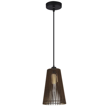 AJP / Alemar 10981 - Colgante MON Madera Oscura Marrón - luzguru.com