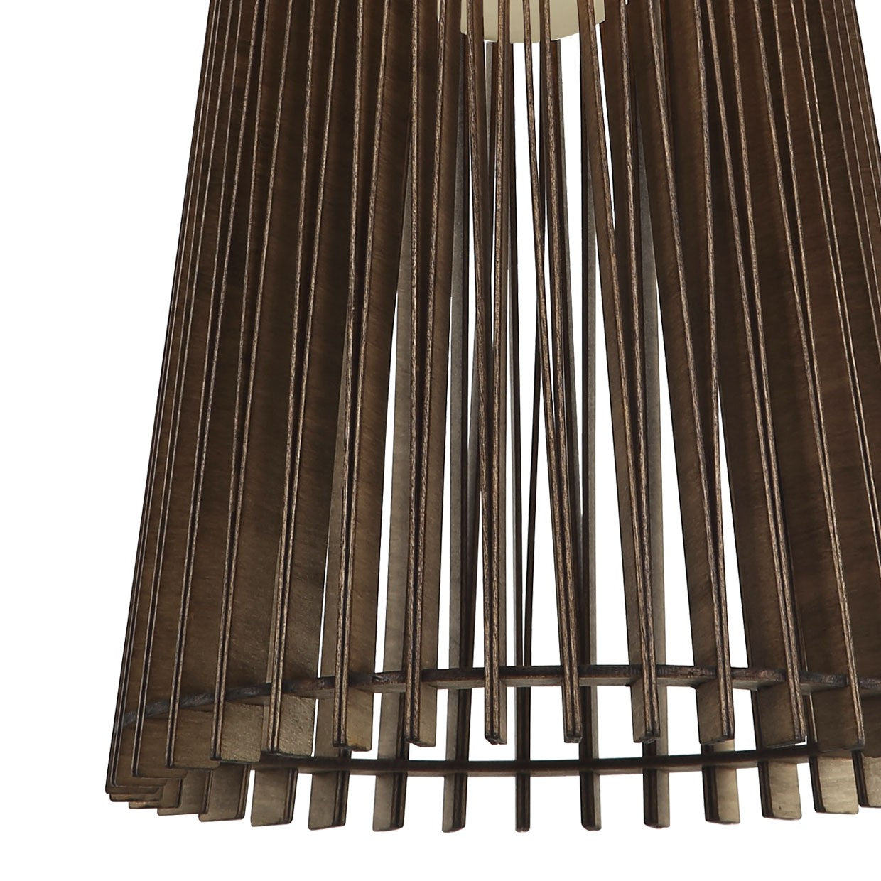 Colgante MON AJP/Alemar (Ref. 10981): Descubre sus elegantes dimensiones. Madera oscura marrón, calidez en cada detalle.  LuzGuru.
