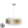Colgante étnico Nepal blanco y oro Fabrilamp / Abrila ref 227895101
