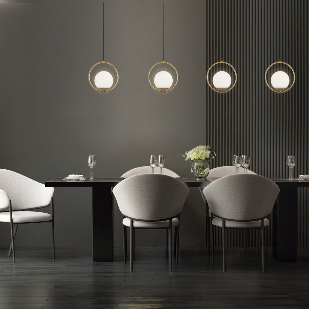 Medidas colgante Odil 11310 de AJP/Alemar en latón y opal.  Luzguru.
