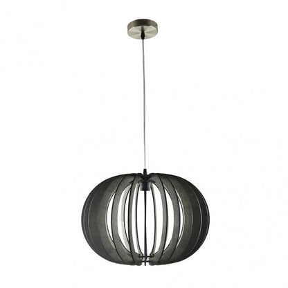 Lámpara Colgante Olmo 45 cm Madera Café E27 Fabrilamp - vista principal | Fabrilamp / Abrila