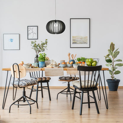 Lámpara Colgante Olmo 45 cm Madera Café E27 Fabrilamp - imagen 2 | Fabrilamp / Abrila