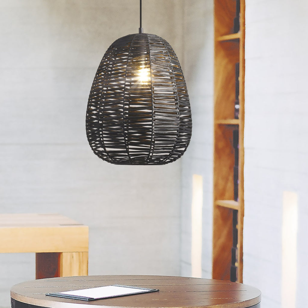 Colgante OPRA Marrón AJP/Alemar (Ref. 11033) - Medidas: [Insertar medidas aquí] - LuzGuru.com
