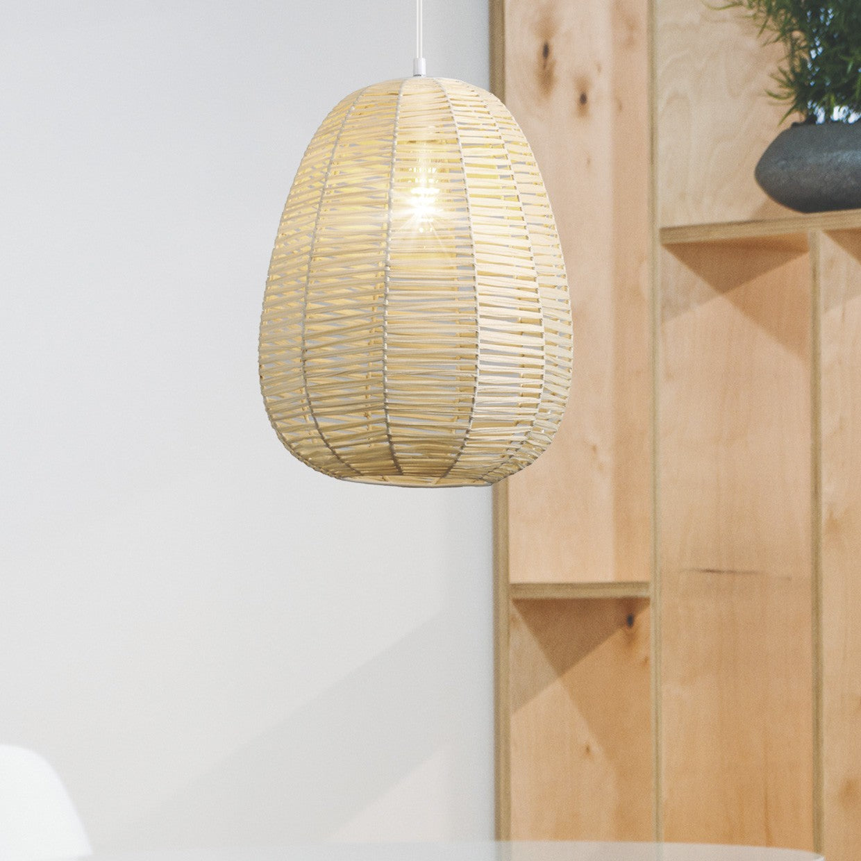 Medidas Colgante OPRA Natural Beige AJP/Alemar (Ref. 11034) - luzguru.com
