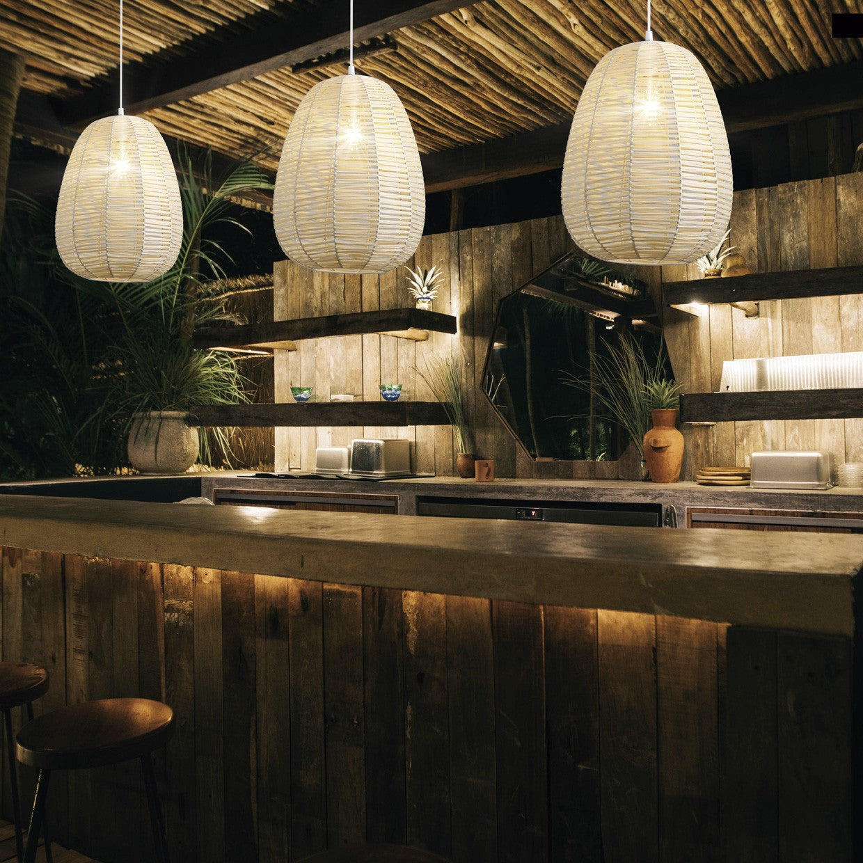 Colgante OPRA Natural Beige AJP/Alemar (Ref. 11034) - Medidas: [Insertar medidas aquí] - luzguru.com
