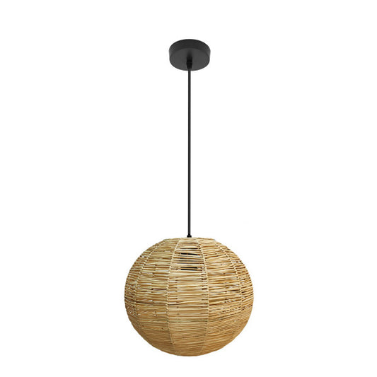 Colgante Orfeo Negro/Natural de Fabrilamp, diseño vegetal marino. Compra en luzguru.com