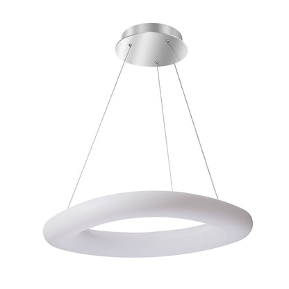 Colgante LED Paris Blanco y Plata Fabrilamp / Abrila 154791201