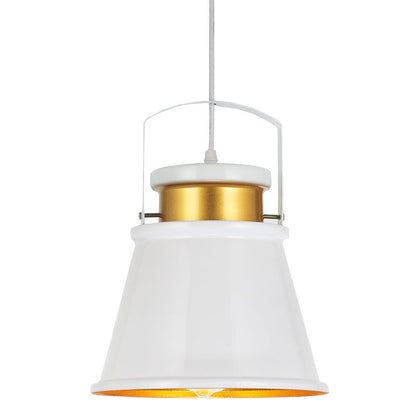 Colgante Pelícano fabricado en Metal color Blanco y Oro
