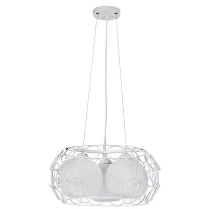 Colgante 3 luces Peregrino Fabrilamp / Abrila, diseño retro, ref. 132293001