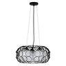 Colgante Peregrino Retro 3 Luces Negro Fabrilamp / Abrila - Ref. 132293009