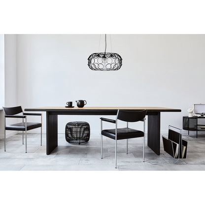 Colgante de 3 luces E27 con altura regulable entre 40 y 115 cm