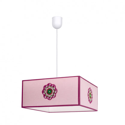 Colgante Pétalo Infantil Rosa Fabrilamp / Abrila 117293500