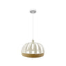 Colgante Pienza Nature Fabrilamp / Abrila, lámpara boho chic con diseño calado