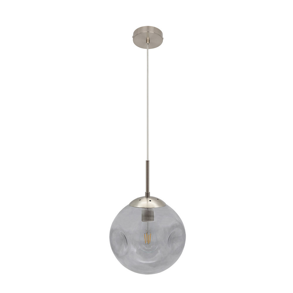 Colgante Pinap Níquel Ahumado Fabrilamp / Abrila ref. 193492503