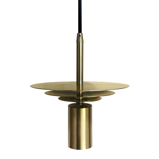 Colgante Saturno Vintage Oro Viejo CristalRecord 93-041-27-005