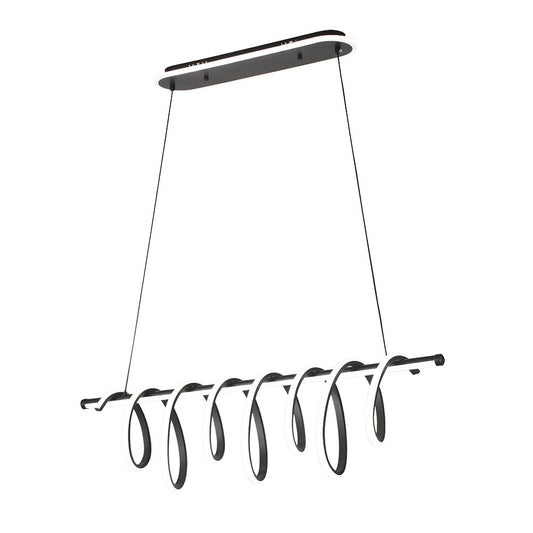 Colgante Premium LED Fabrilamp / Abrila con luz ambiente, ref. 250292009